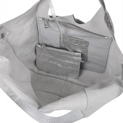 Torba skórzana Hela jasny brąz